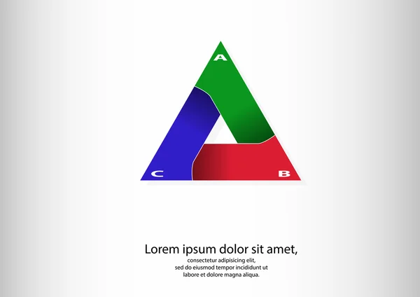 Üçgen logo Infographic