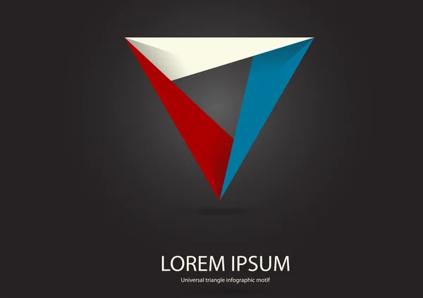 Üçgen Infographic logosu