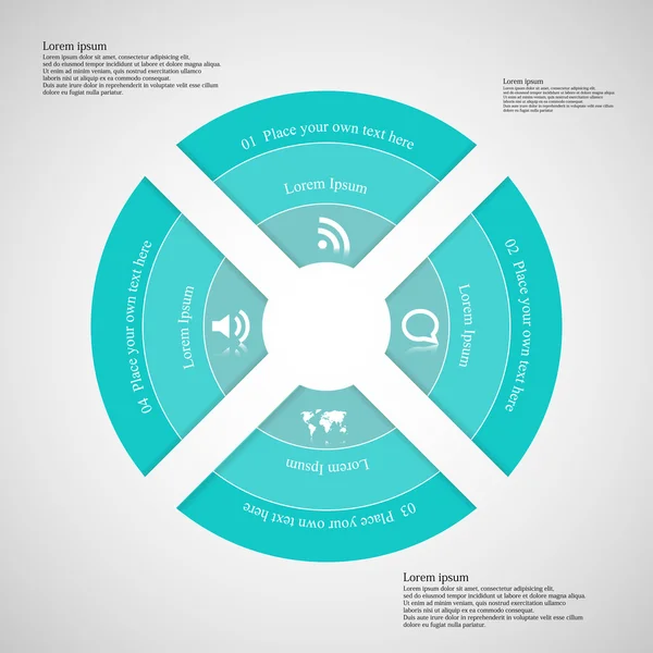 Üç ayrı mavi kurdele yüzük