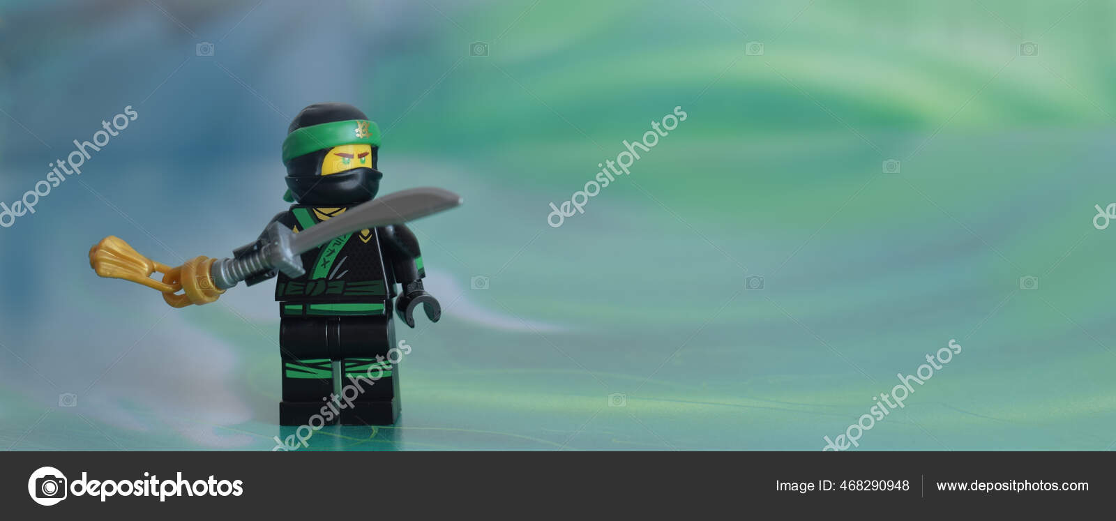 Редакционное Иллюстративное Изображение Lego Minifugure Lloyd.