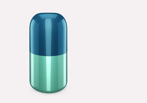 Moto Botella Gel Ducha Cielo Azul Aislado Fondo Diseño Del — Foto de Stock