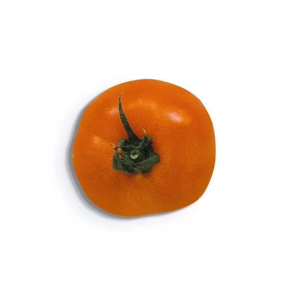 Widok Bliska Świeże Czerwone Pomidory Izolowane Białym Tle Dodano Miejsce — Zdjęcie stockowe