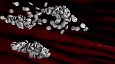 Diyabet yüksek seviyelerde kan şekerinin neden olduğu bir metabolik bozukluktur. Kandaki glikoz ve insülin moleküllerinin 3 boyutlu canlandırması.