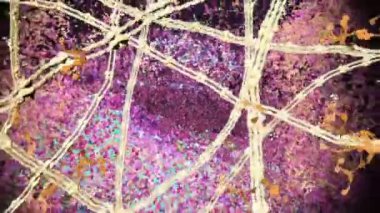 Vücudumuzda çalışan kromozomlar ve DNA.