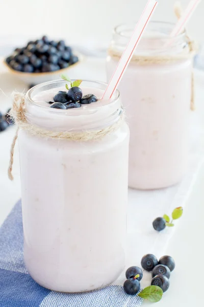 Blueberry smoothie — Stock Photo, Image