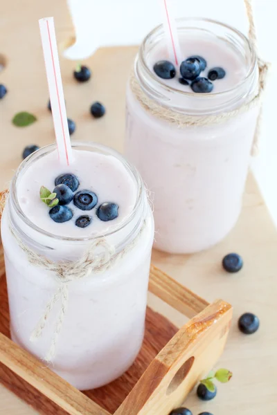 Blueberry smoothie — Stock Photo, Image