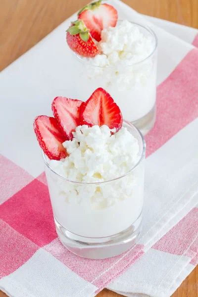 Dessert from cottage cheese — Stock Photo, Image