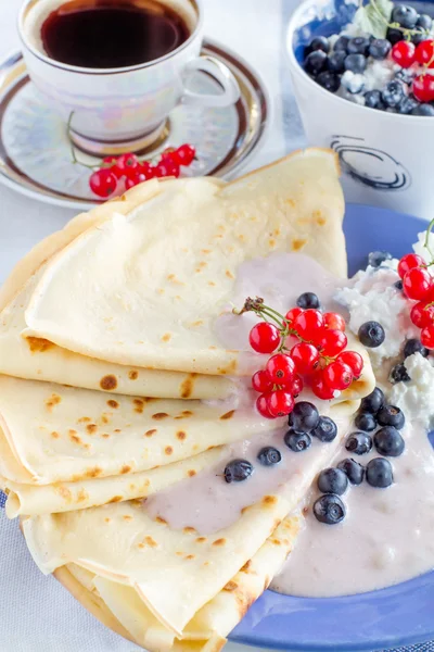 Homemade pancakes — Stock Photo, Image