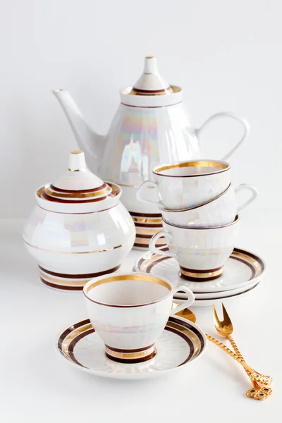 Complete set of coffee service — Stock Photo, Image
