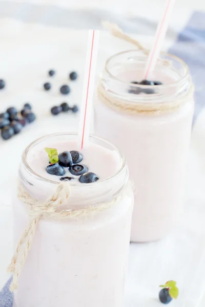 Blueberry smoothie — Stock Photo, Image