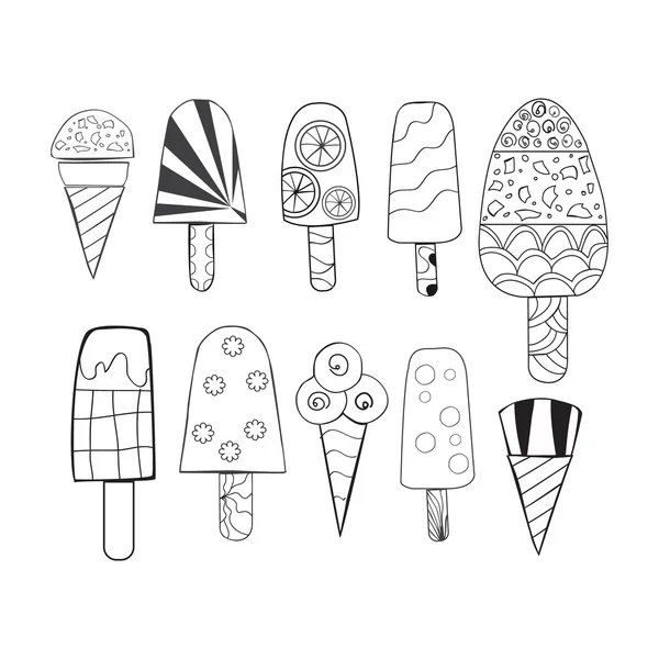 Dondurma dizi doodle 