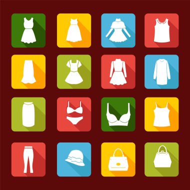 koleksiyon simgeler kadın moda giyim 