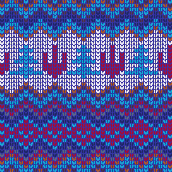 Fond tricoté sans couture coloré — Image vectorielle