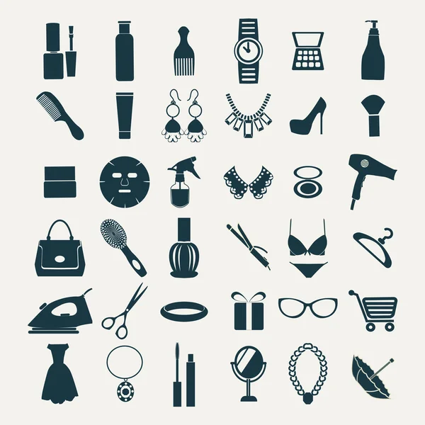 kadın ve moda aksesuarları, simgeler