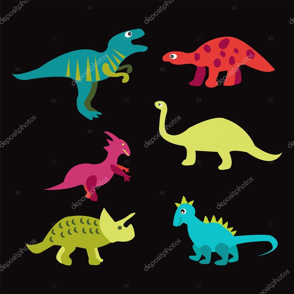 Dinosaurs Illustration Vector Image By C Margolana Vector Stock