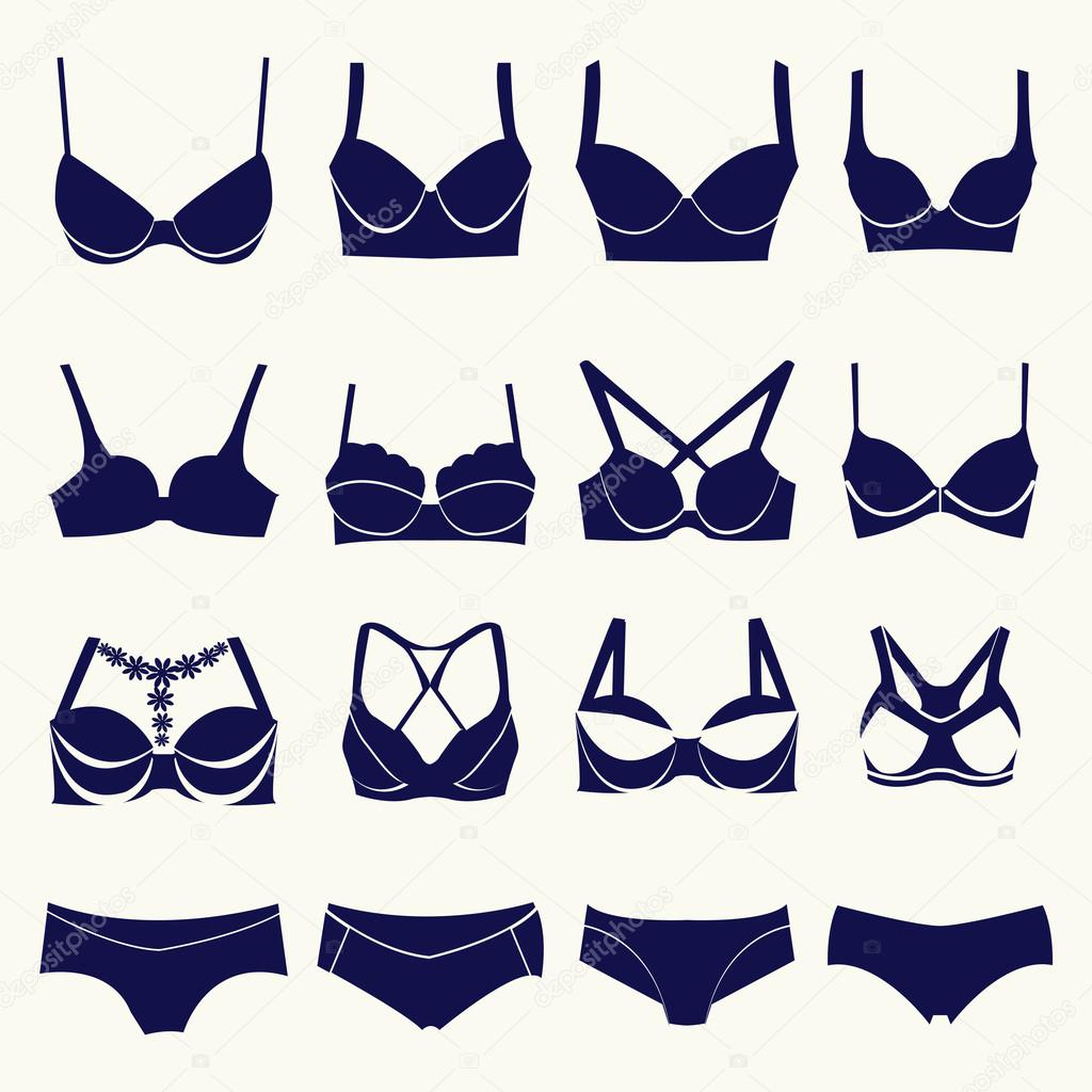  Different types of bras and pants