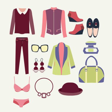 moda kıyafetler ve aksesuarlar, kadınlar için tasarım 