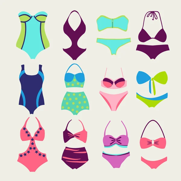 ᐈ Swimwear stock illustrations, Royalty Free swimsuit vectors ...
