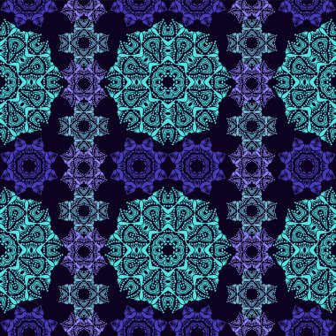 oryantal tarzda dekoratif desen 