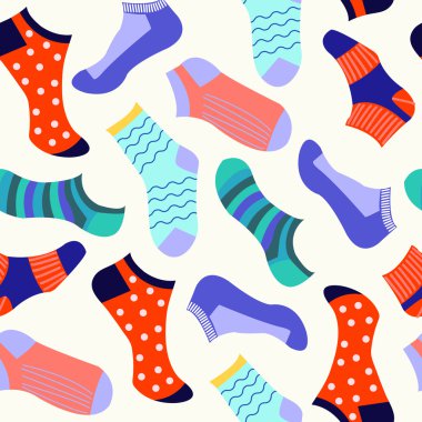  Different types of socks clipart