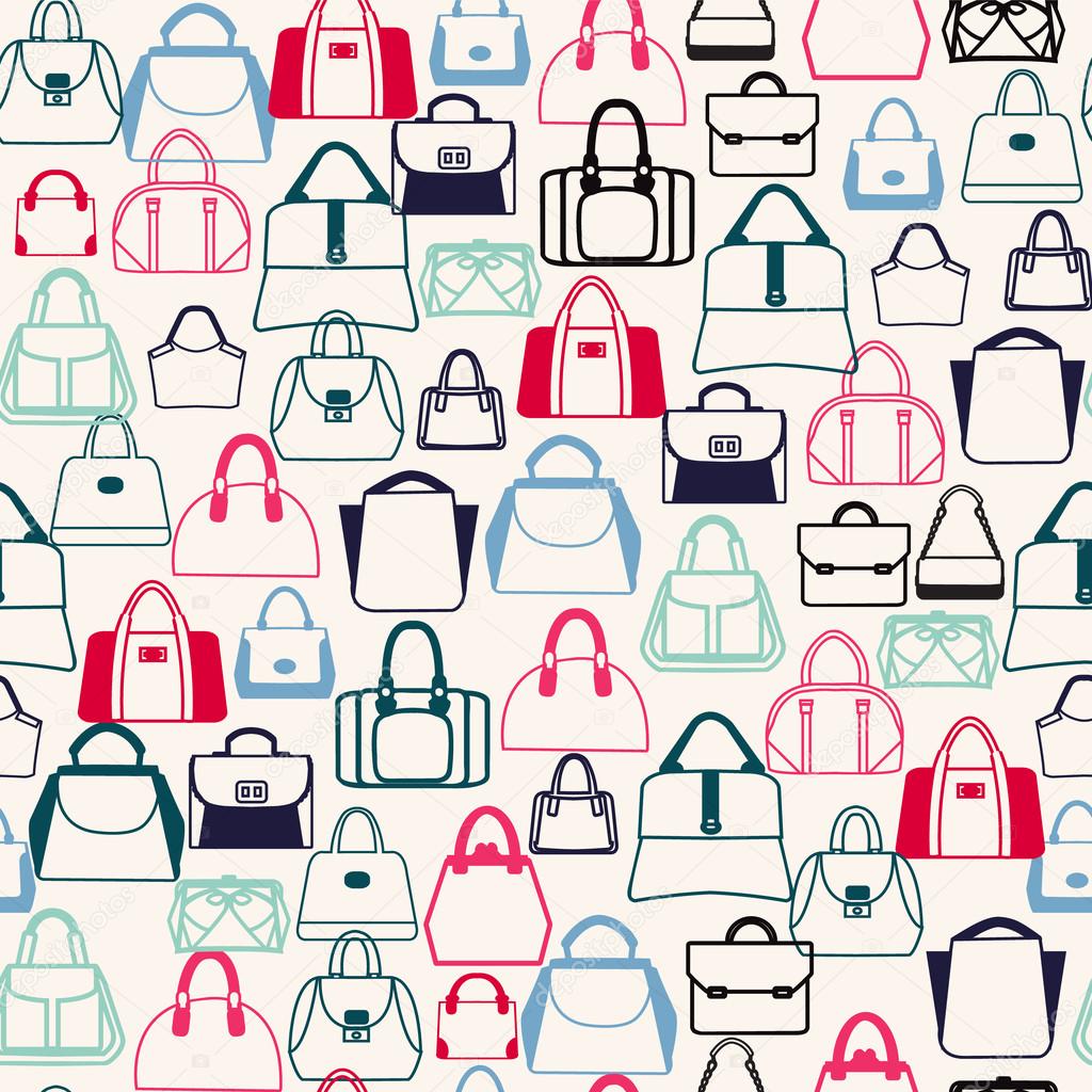 pattern of Bags Silhouettes  in a variety of shapes