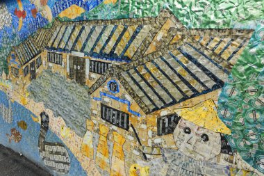 Beigang, Yunlin, 9 Ocak 2014, yükleme sanat REC ile yapılan