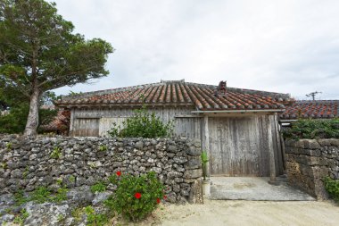 Ishigaki, Japonya, 17 Aralık 2013, Taketomi Adası Köyü, işi