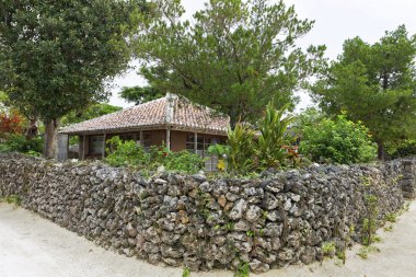 Ishigaki, Japonya, 17 Aralık 2013, Taketomi Adası Köyü, işi