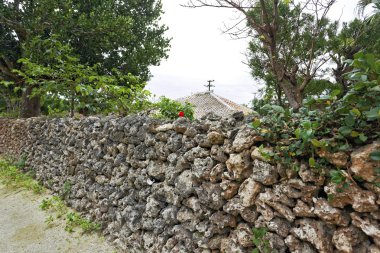 Ishigaki, Japonya, 17 Aralık 2013, Taketomi Adası Köyü, işi