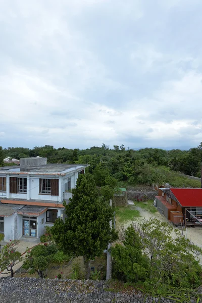 Ishigaki, Japan, December, 17th, 2013, Taketomi island, village — стоковое фото