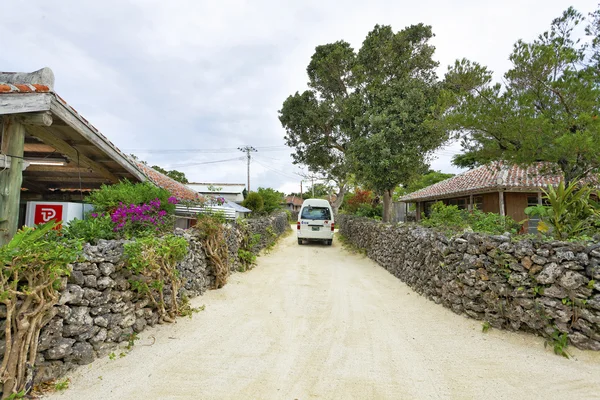 Ishigaki,Japan,December,17th,2013, Taketomi island village, Ishi — Stock Photo, Image