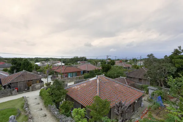 Taketomi χωριό ενός νησιού, Ισιγκάκι — Φωτογραφία Αρχείου