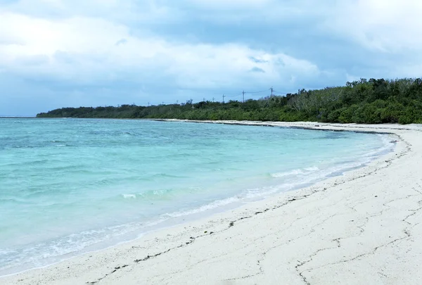 Gwiazdkowy hotel piaszczystej plaży Ishigaki, Ishigaki, Japan — Zdjęcie stockowe