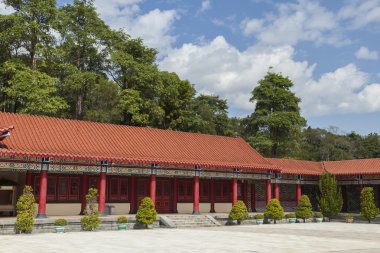 Kaohsuing, Tayvan, Janurary, 30, 2013, Konfüçyüsçü Tapınağı ve det