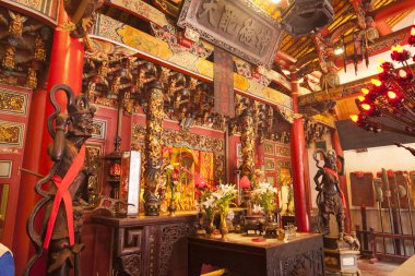 Kaohsuing, Tayvan, Janurary, 2013, 30 Mazu Tapınağı ve ayrıntı, K