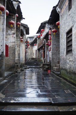 Huang yao antik kenti, Guangxi, China, 28, Mart 2014,