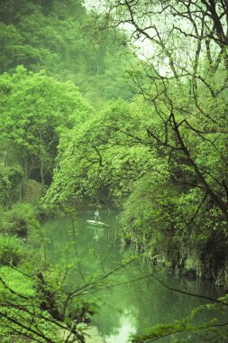 Huang yao antik kenti, Guangxi, China, 28, Mart 2014,