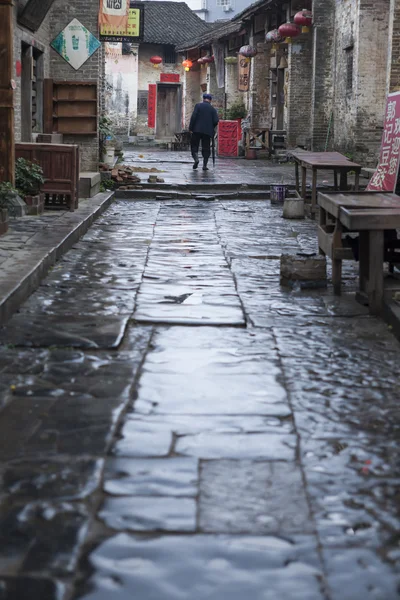 Huang yao starobylé město, Kuang-si, Čína — Stock fotografie