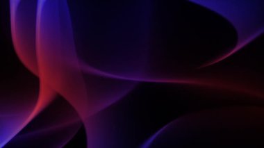 Üç boyutlu animasyon. Soyut Dalgalar Akan Kromatik Neon Kusursuz Desensiz Arkaplan, dinamik soyut dalgalar ve çizgiler. Zarif Dalgalı Çizgiler Canlandırma Arkaplanı