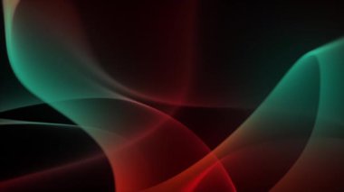 Üç boyutlu animasyon. Soyut Dalgalar Akan Kromatik Neon Kusursuz Desensiz Arkaplan, dinamik soyut dalgalar ve çizgiler. Zarif Dalgalı Çizgiler Canlandırma Arkaplanı