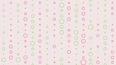 Canlandırılmış Geometrik kalıp veya arkaplan. Soyut hareket şekilleri arka plan, antika retro renkler. Düz bir tasarımda kusursuz hareket grafik arkaplanı