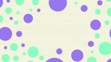 Canlandırılmış Geometrik kalıp veya arkaplan. Soyut hareket şekilleri arka plan, antika retro renkler. Düz bir tasarımda kusursuz hareket grafik arkaplanı