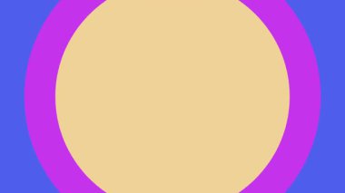 Canlandırılmış Geometrik kalıp veya arkaplan. Soyut hareket şekilleri arka plan, antika retro renkler. Düz bir tasarımda kusursuz hareket grafik arkaplanı