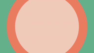 Canlandırılmış Geometrik kalıp veya arkaplan. Soyut hareket şekilleri arka plan, antika retro renkler. Düz bir tasarımda kusursuz hareket grafik arkaplanı