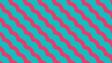 Retro animasyon çizgileri 80 'ler-90' lar sentetik dalga titreşimleriyle arka planda renk sallıyor. Dalgalı çizgiler titreşim, dalgalanma ve akış hipnotize edici bir şekilde parlayan grafikler, dinamik retro-fütüristik hareket grafikleri döngüsü oluşturur