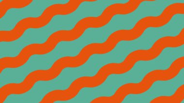 Retro animasyon çizgileri 80 'ler-90' lar sentetik dalga titreşimleriyle arka planda renk sallıyor. Dalgalı çizgiler titreşim, dalgalanma ve akış hipnotize edici bir şekilde parlayan grafikler, dinamik retro-fütüristik hareket grafikleri döngüsü oluşturur