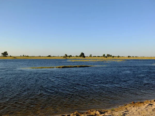 The view on Zambezi river in Chobe national park, Botswana, Africa