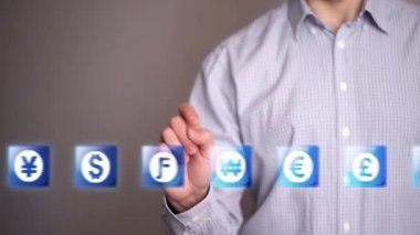 İşadamı touch Guilder simgeler