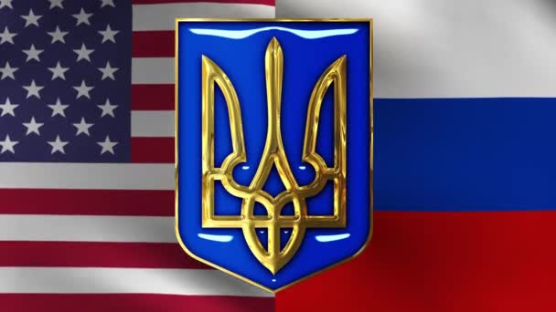 Rusya'ya karşı ABD — Stok video