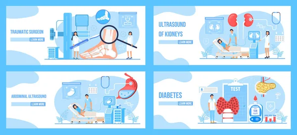 Traumatic Surgeon Abdominal Kidney Ultrasound Diabetes Concept Se